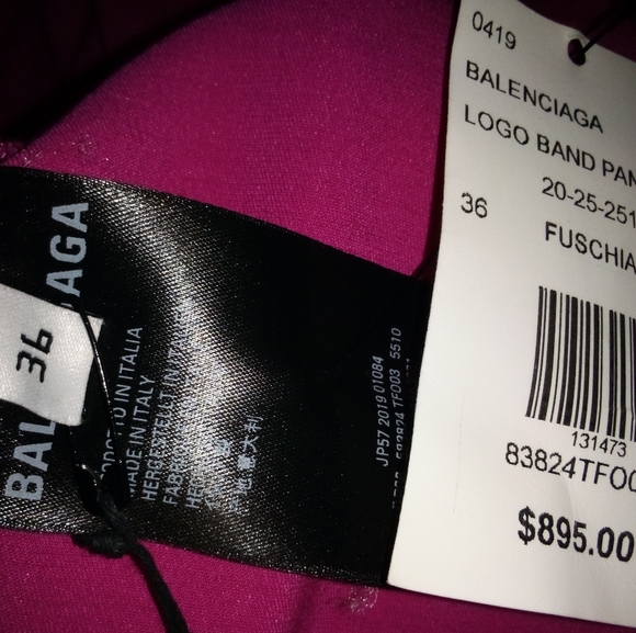 FINAL PRICE Balenciaga Logo Band Pants - Picture 6 of 15